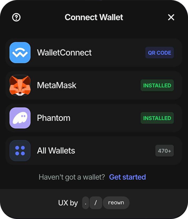 Connect Wallet Interface